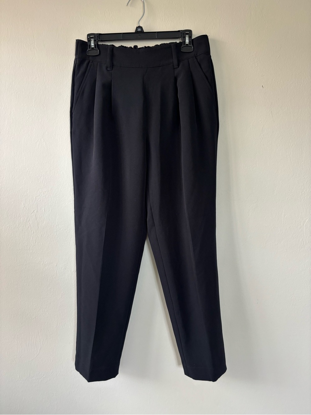 Loft High Rise Tapered Leg Pants Womenās Size Small Black Dress Pants